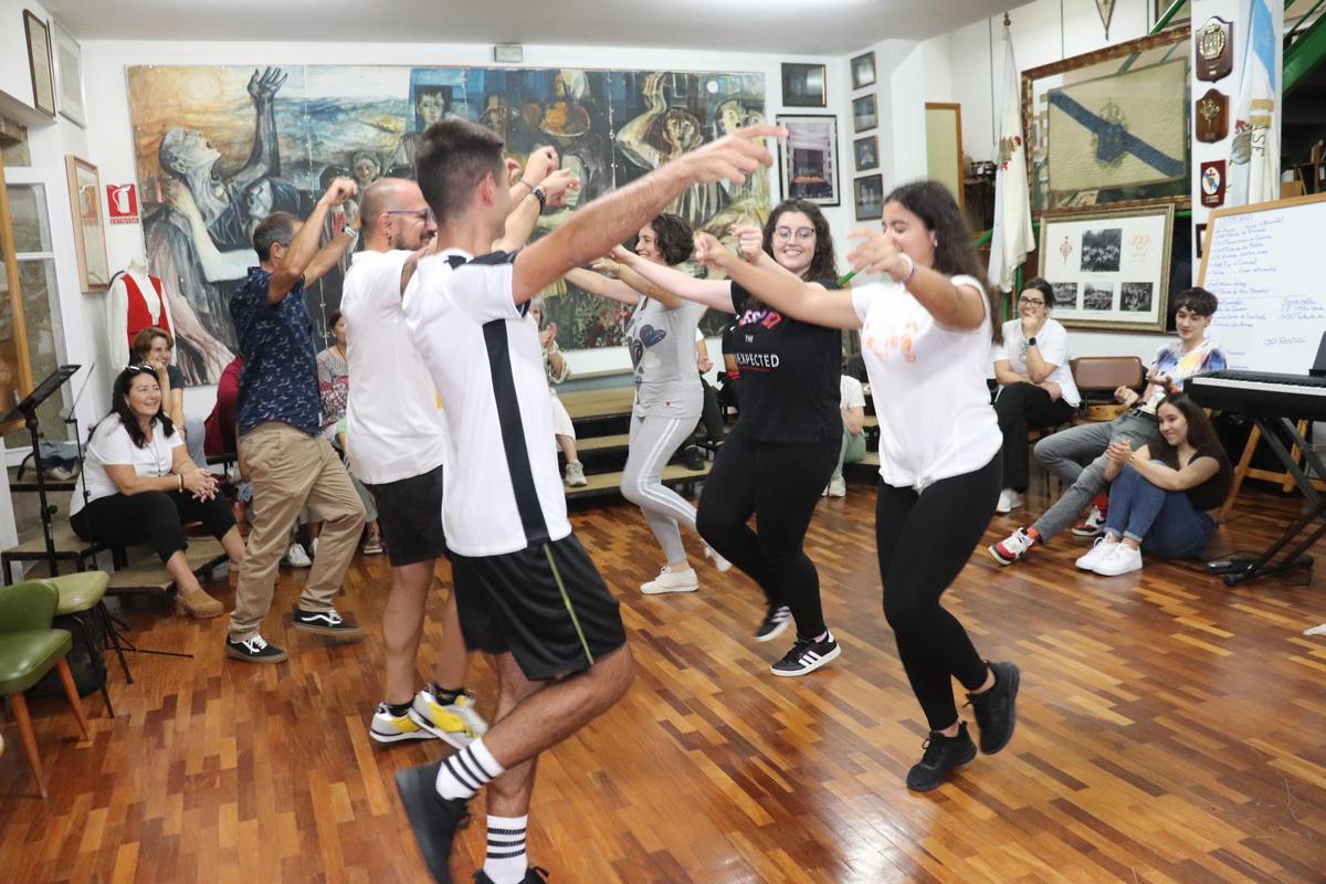 Primer ensayo en el Teatro Principal.