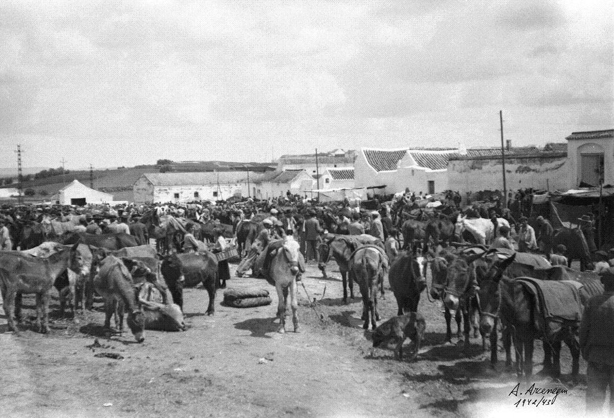 Así era en sus inicios la Feria de Mayo de Paradas, una de las más antiguas de Sevilla