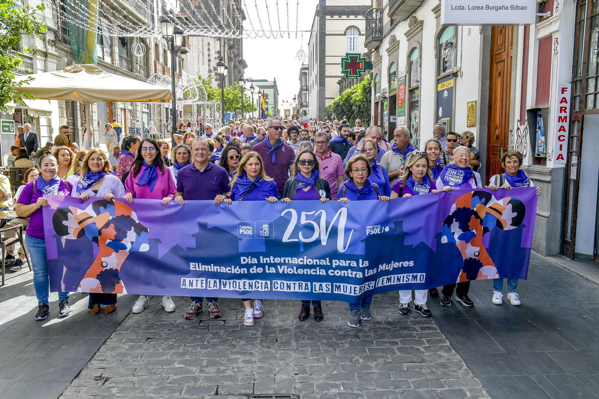 Manifestación del 25N contra la violencia machista