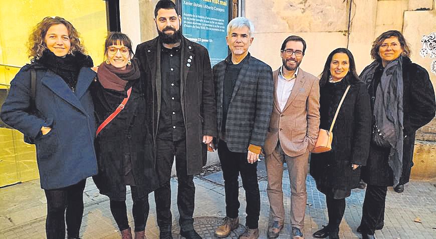 Blanca Ribas, Carme Roig, Joan Frontera, Pablo di Silvo, Biel Hernández, Catalina Carceló y Catin Luna.