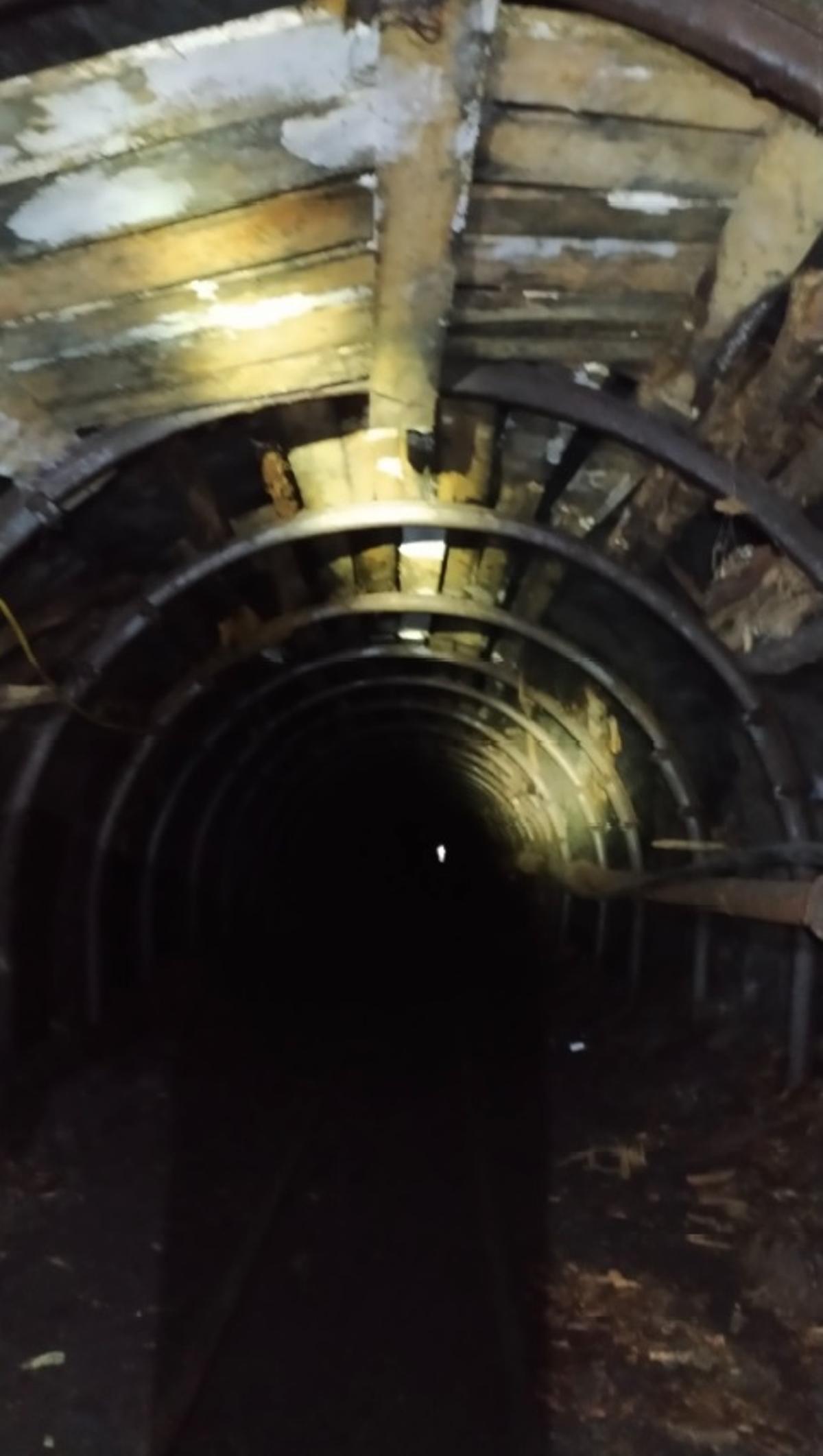 Interior de la mina de Cerredo