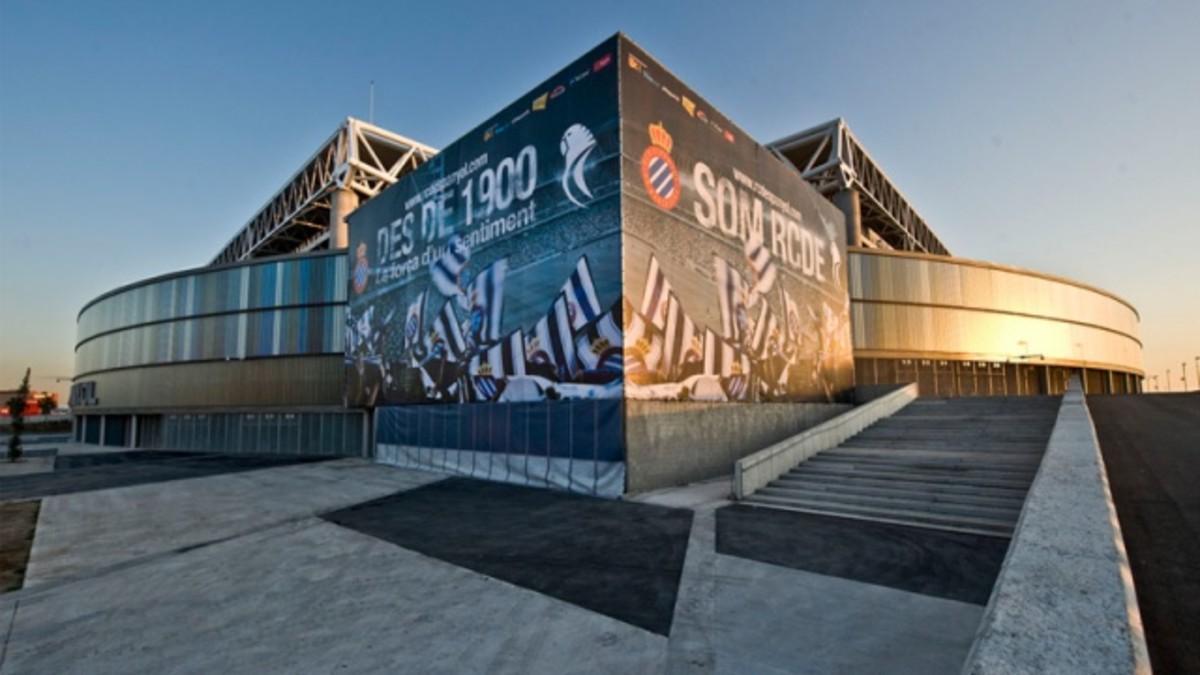 Estadio del RCD Espanyol en Cornellà.