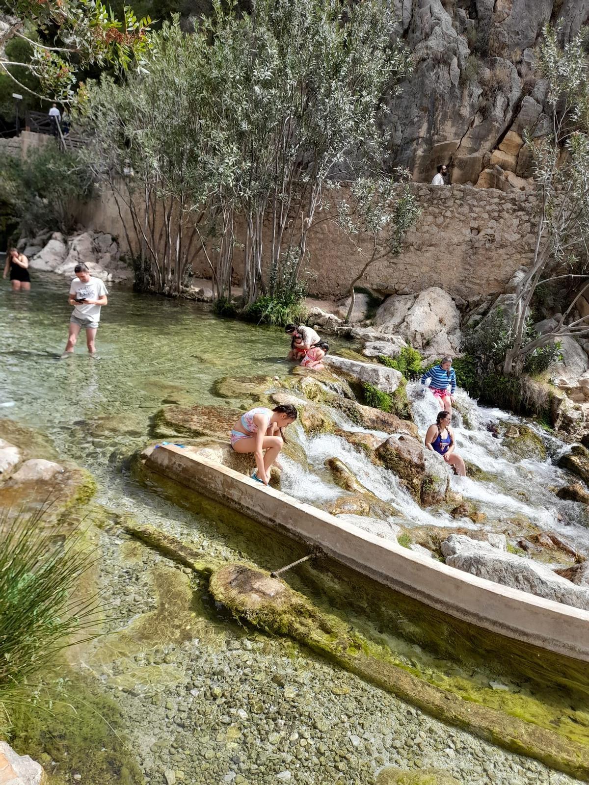 Las Fuentes del Algar, este verano