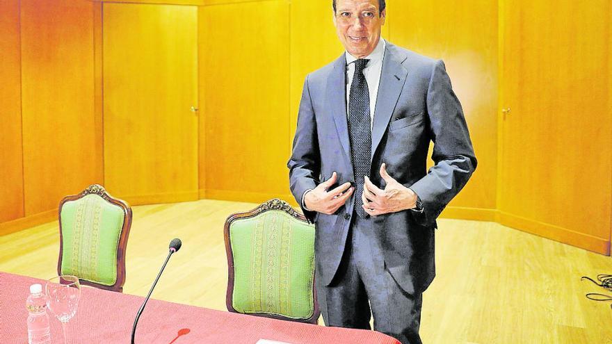 Zaplana, en la conferencia que dio en el Ateneo de València, treinta y seis días antes de ser detenido.