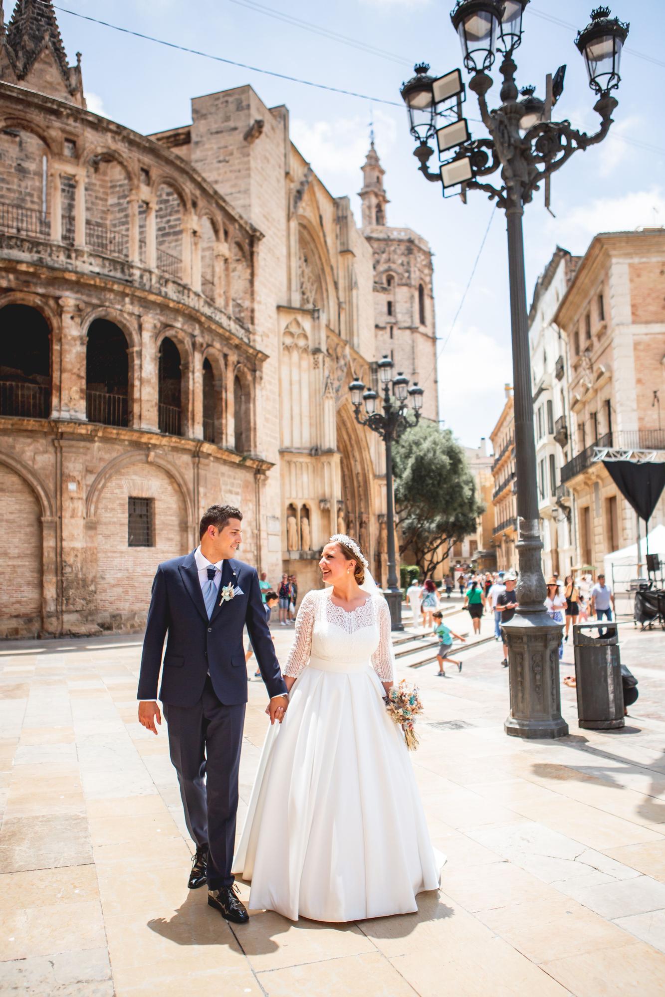 Boda de Carla Esteve, Corte de Honor 2013 y nieta de un histórico de las Fallas