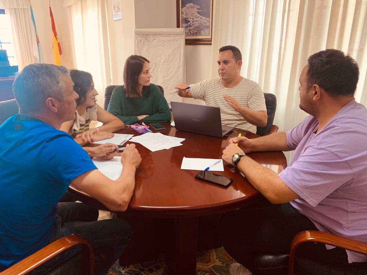 Concelleiros do PSOE de Muxía.