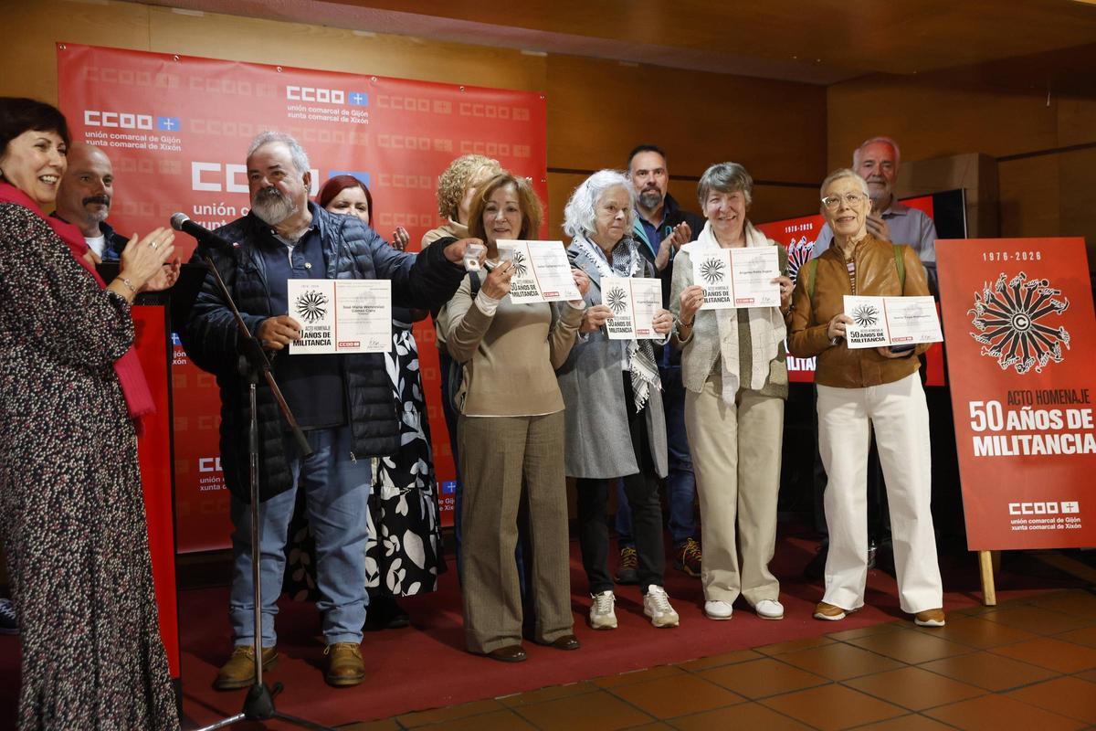 CC OO de Gijón celebra en El Natahoyo los 50 años de su constitución como sindicato (en imágenes) CC OO de Gijón celebra en El Natahoyo los 50 años de su constitución como sindicato (en imágenes)