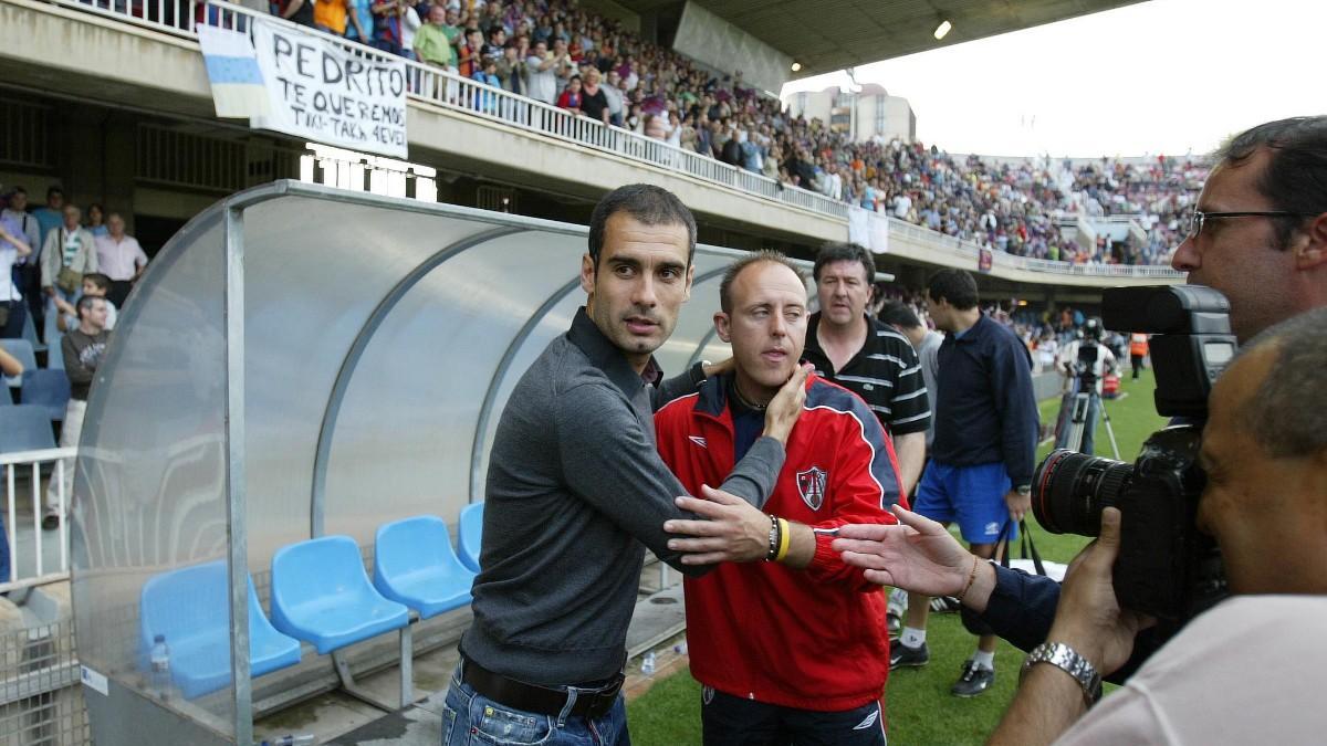 Guardiola disfrutó de su primer éxito como entrenador en una eliminatoria contra el Barbastro