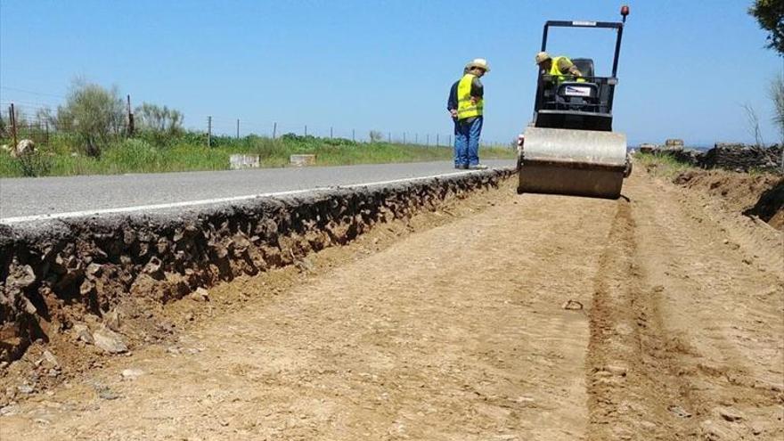 La diputación inicia obras en carreteras provinciales