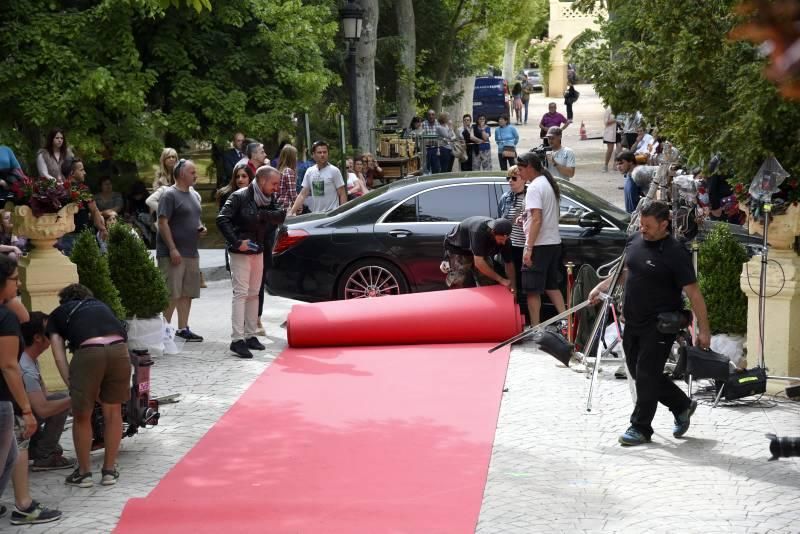 Imágenes del rodaje de la última película de Nacho García Velilla