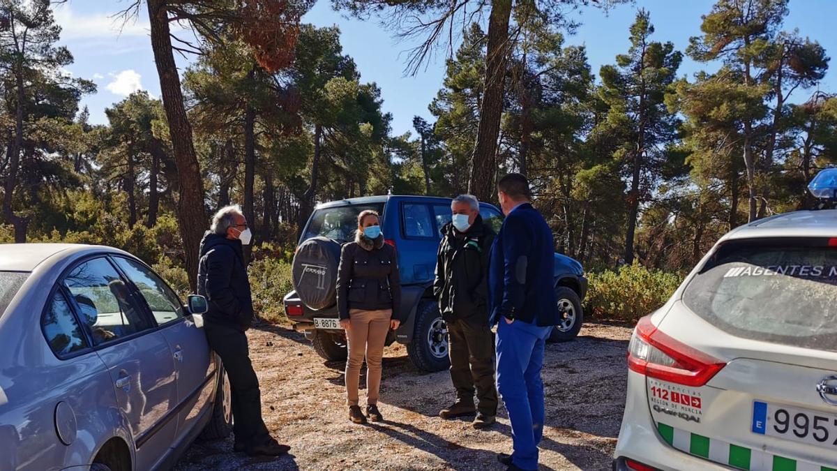 Perona visita los montes de Cehegín