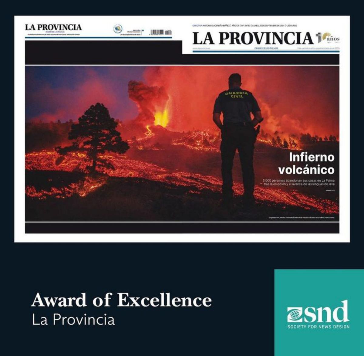 Una cabecera de premio