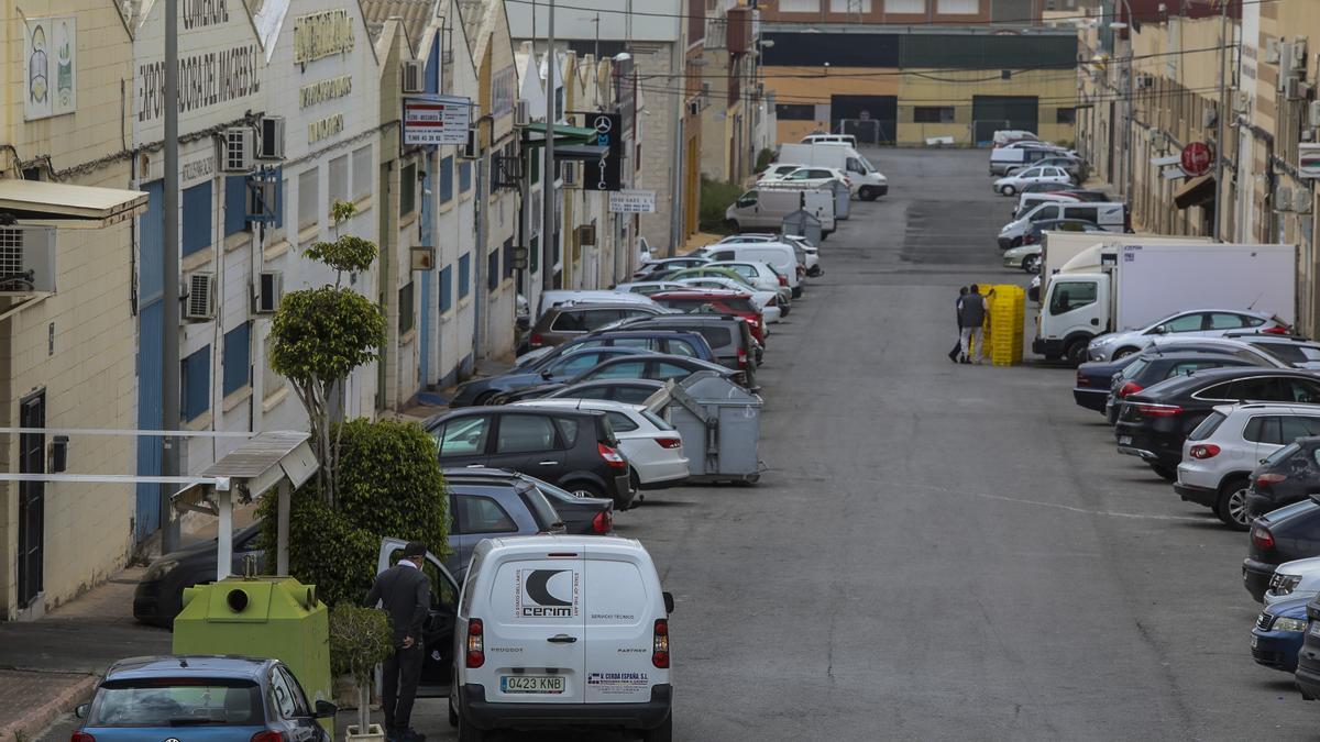 Un polígono industrial en Elche.