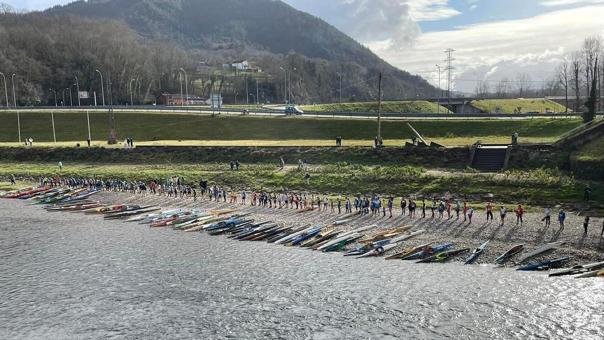 Confirmados 224 palistas en el Descenso de Los Xironinos y las Viejas Glorias, en el Sella, este sábado