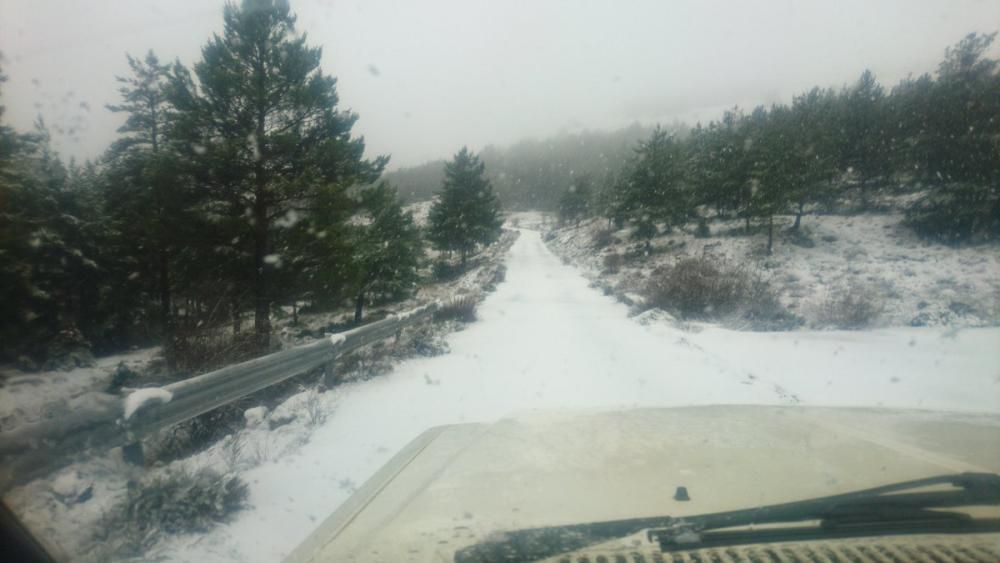 Carretera a la antigua base militar de El Toro.