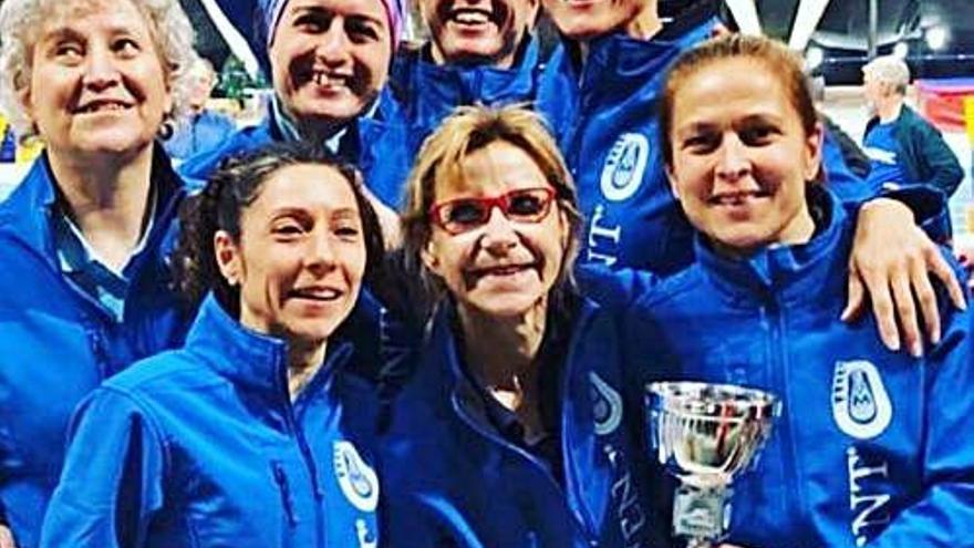 Equip màster femení de l&#039;Avinent CA Manresa a Sabadell