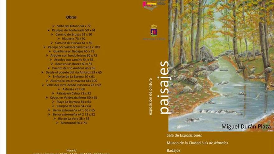 El pintor Miguel Durán Peña muestra ‘Paisajes’ en el Luis de Morales