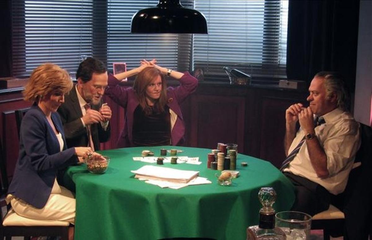La timba de Bárcenas, al ’Polònia’ d’aquesta nit, a TV-3. La timba de Bárcenas, al ’Polònia’ d’aquesta nit, a TV-3.