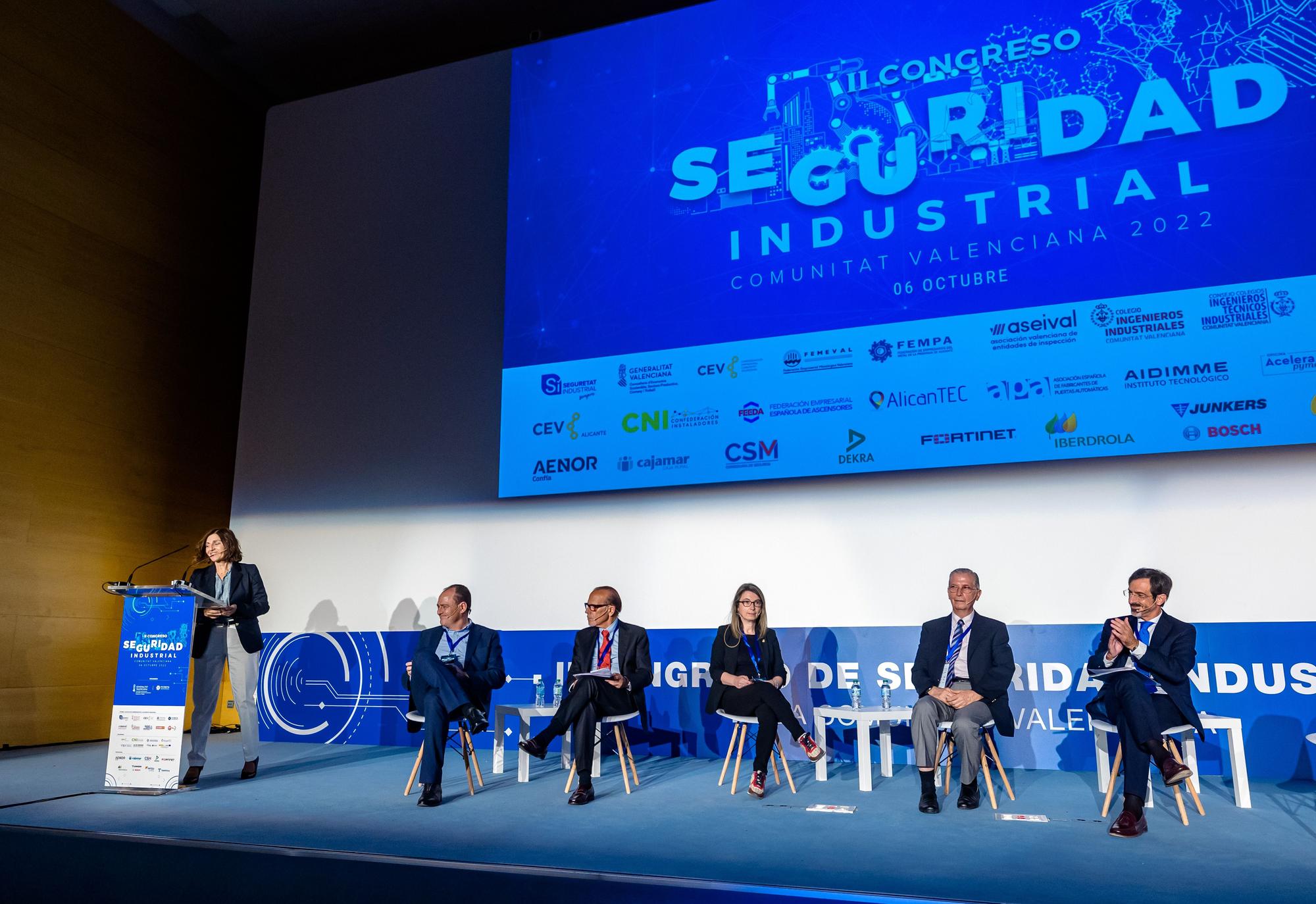 II CONGRESO DE SEGURIDAD INDUSTRIAL DE LA COMUNIDAD VALENCIANA, CELEBRADO EL 6 DE OCTUBRE EN ALICANTE