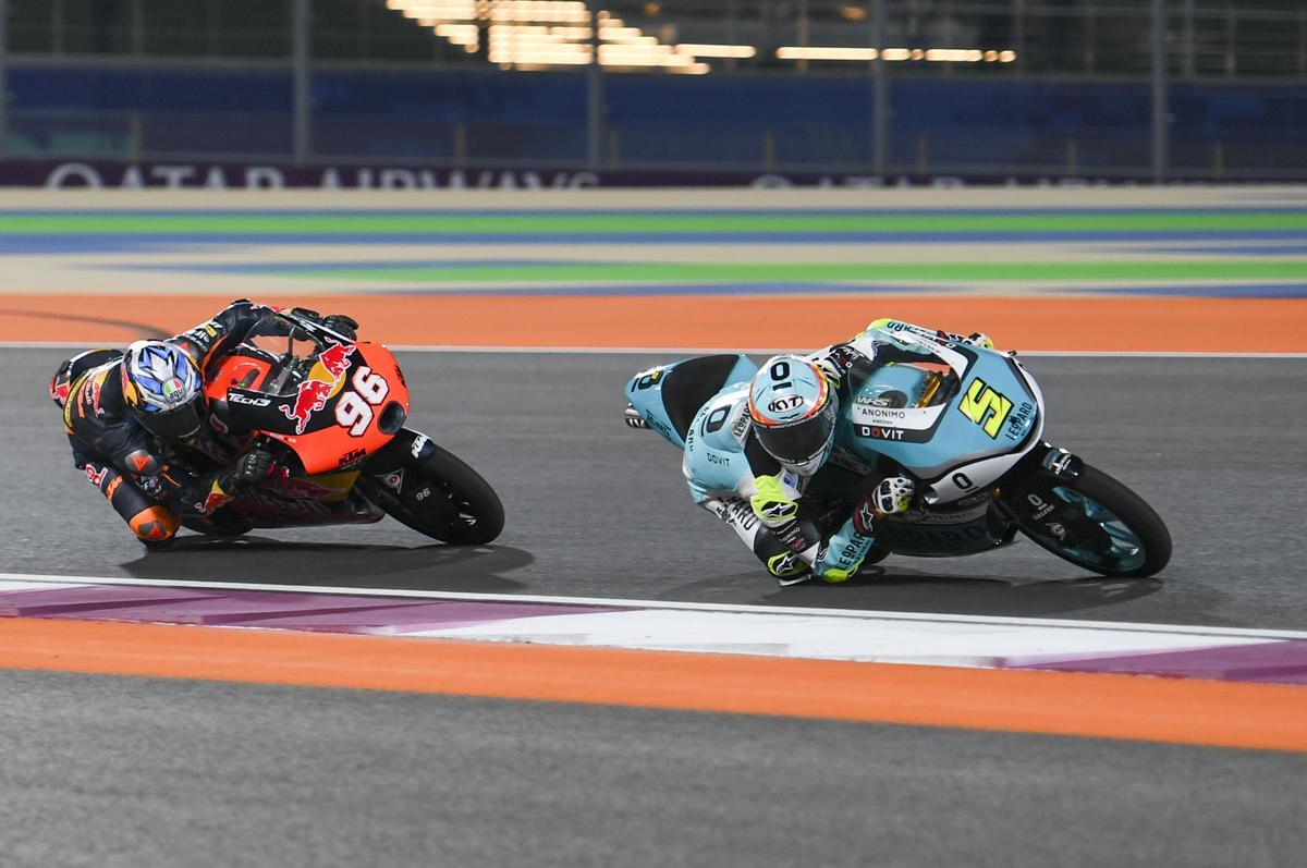 Las imágenes de Jaume Masià como campeón del mundo de Moto3 en Catar