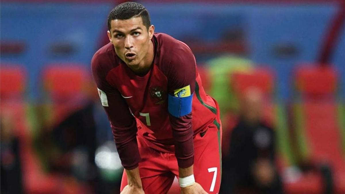 Cristiano Ronaldo quiso chutar de los últimos... y se quedó sin participar en la tanda