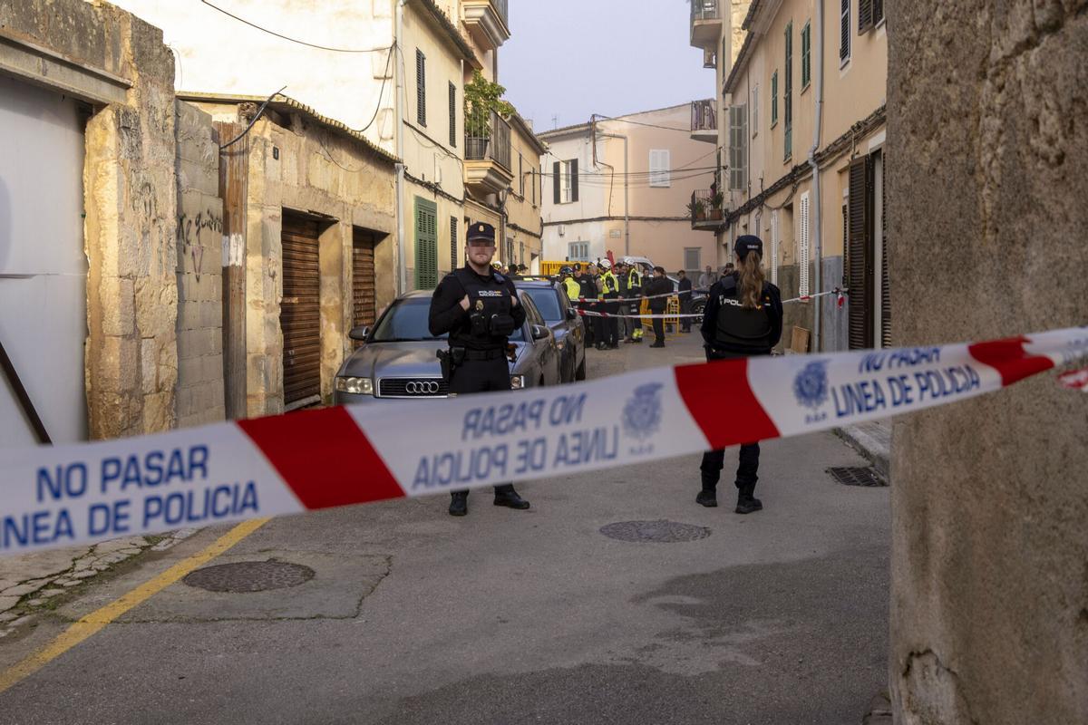 Derrumbe mortal en Manacor