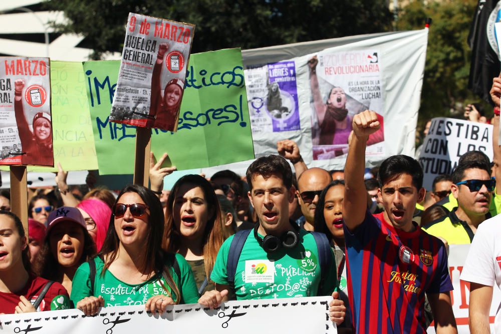 Huelga educativa en Secundaria en Málaga