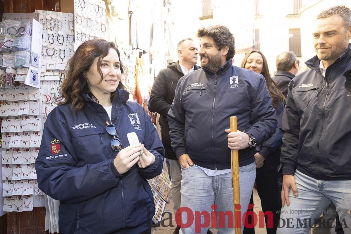 Así ha sido la visita de Isabel Díaz Ayuso a Caravaca de la Cruz