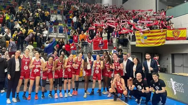 Vídeo | Así ha sido la celebración del Casademont después de su victoria en Praga