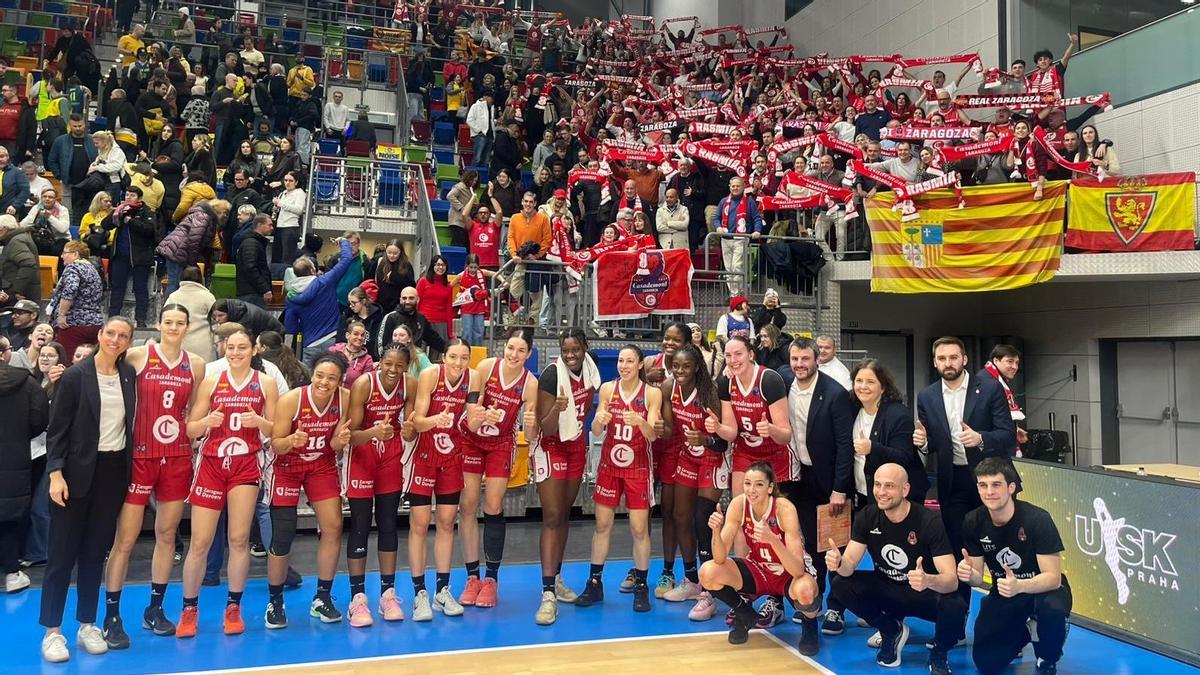 Vídeo | Así ha sido la celebración del Casademont después de su victoria en Praga