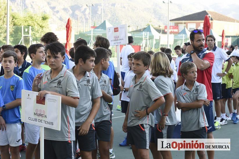 Inauguración del Campeonato Nacional de Tenis Alevín en el Club Cordillera