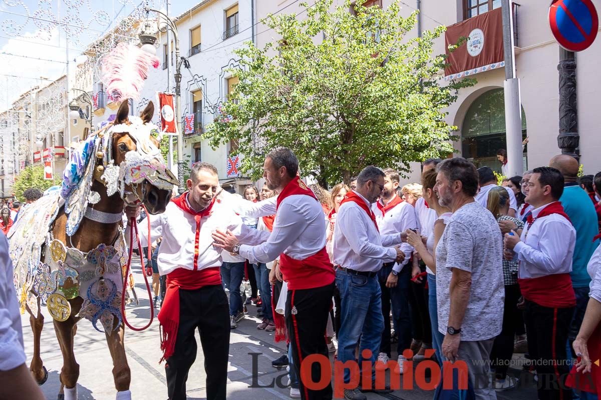 Recorrido Caballos del Vino día dos de mayo en Caravaca