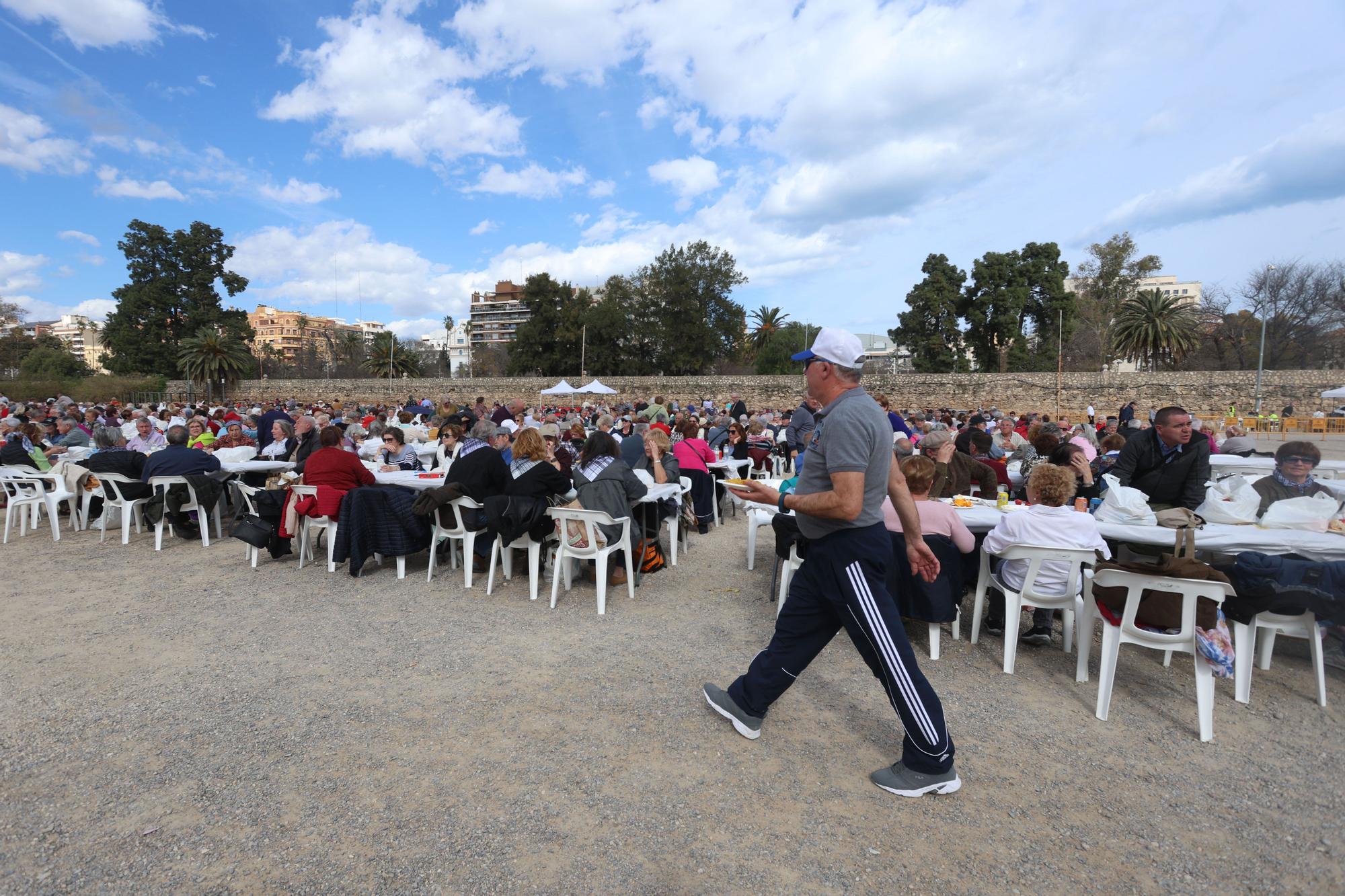 Paellas organizadas por la concejalía de atención a personas mayores del Ayuntamiento de València