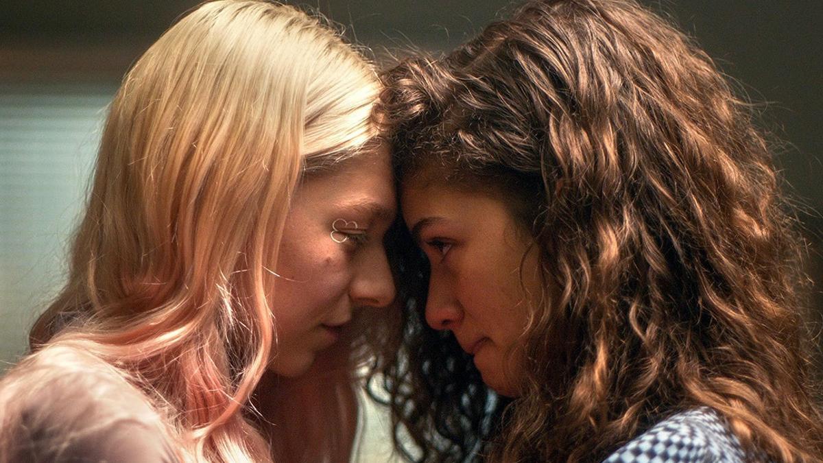 Hunter Schafer y Zendaya en una imagen de 'Euphoria'.