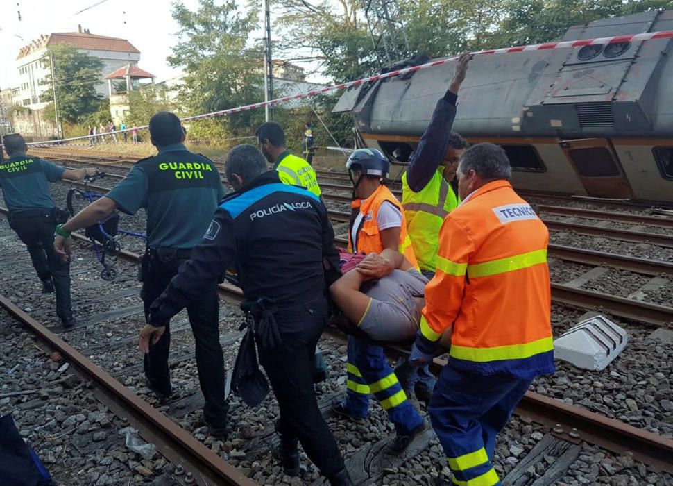 Accidente de tren en O Porriño