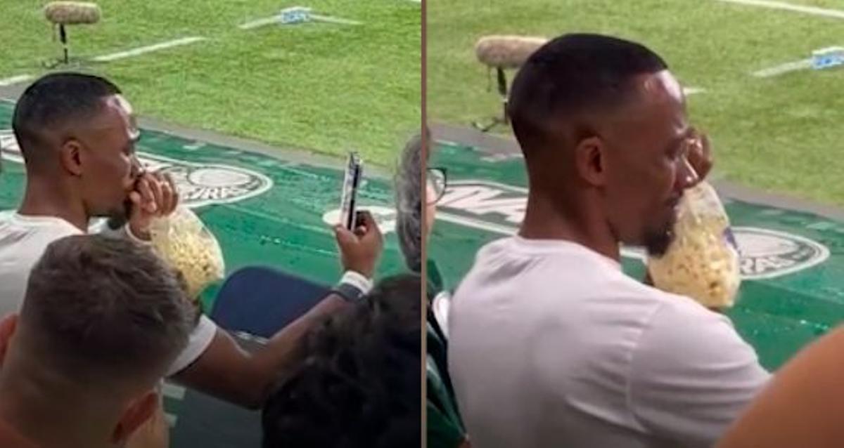 El padre de Endrick llora con el debut de su hijo en el primer equipo de Palmeiras
