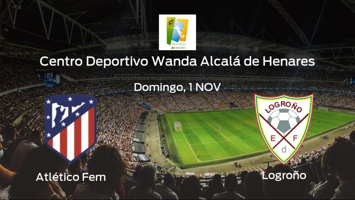 Previa del encuentro de la jornada 4: Atlético de Madrid Femenino contra Logroño Femenino