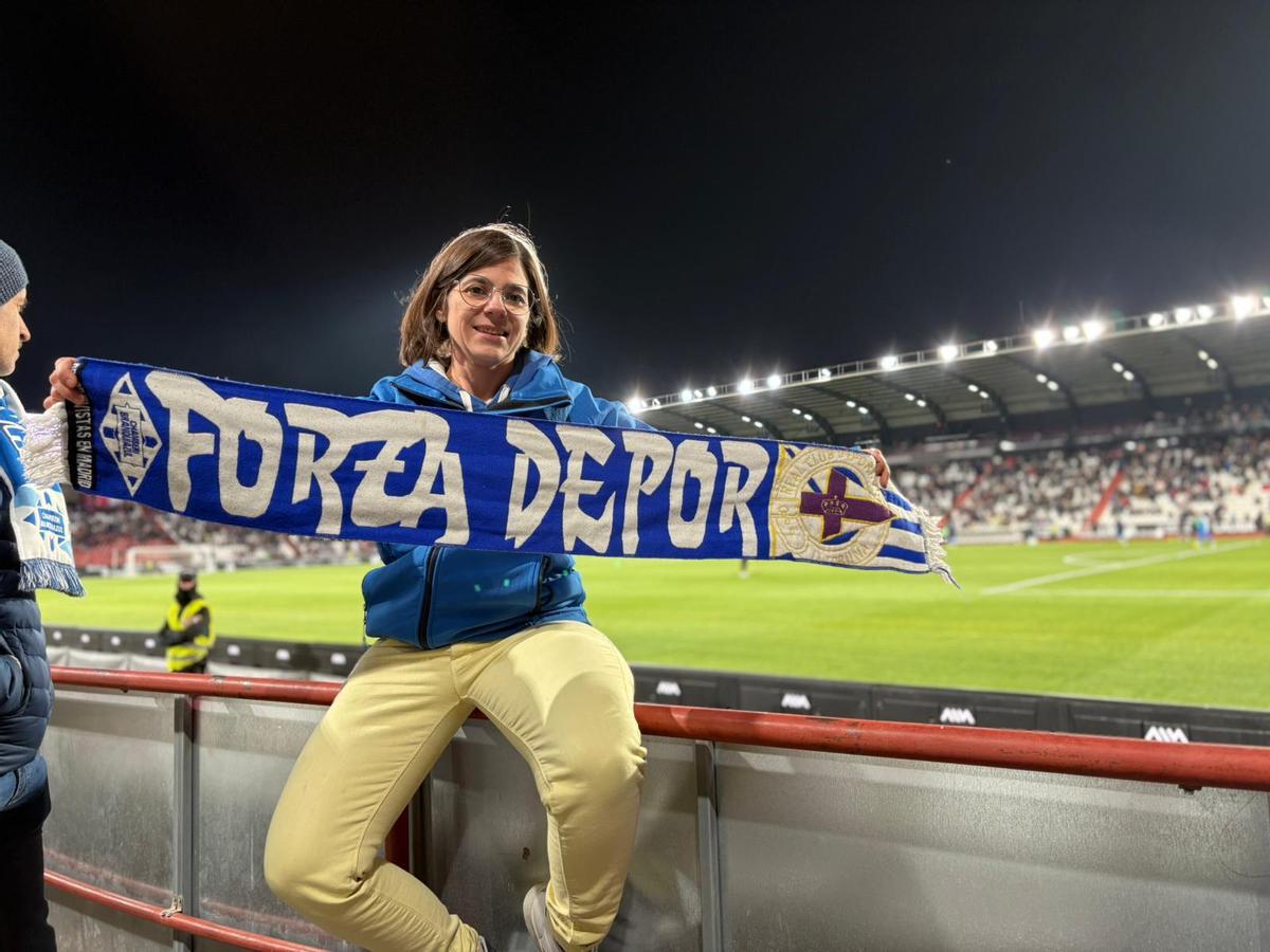 Ana Guerra, en Albacete, en uno de los desplazamientos de esta temporada