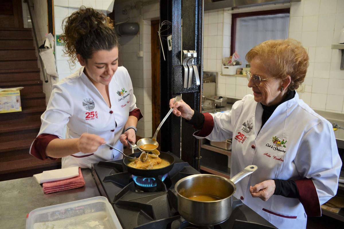 María y Aida en Casa Eutimio