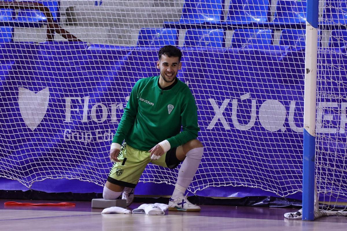 Víctor Areales, en el Alzira-Córdoba Futsal.