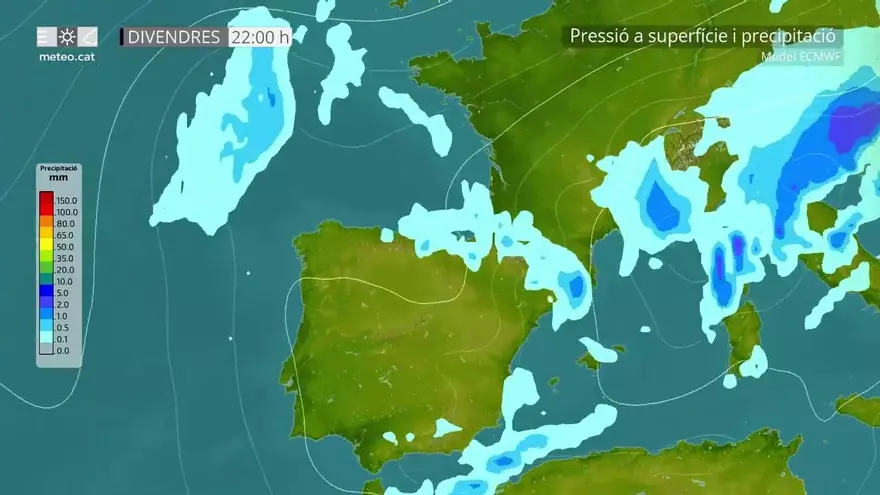 Dijous passat per aigua a la regió central (i neu al Pirineu)