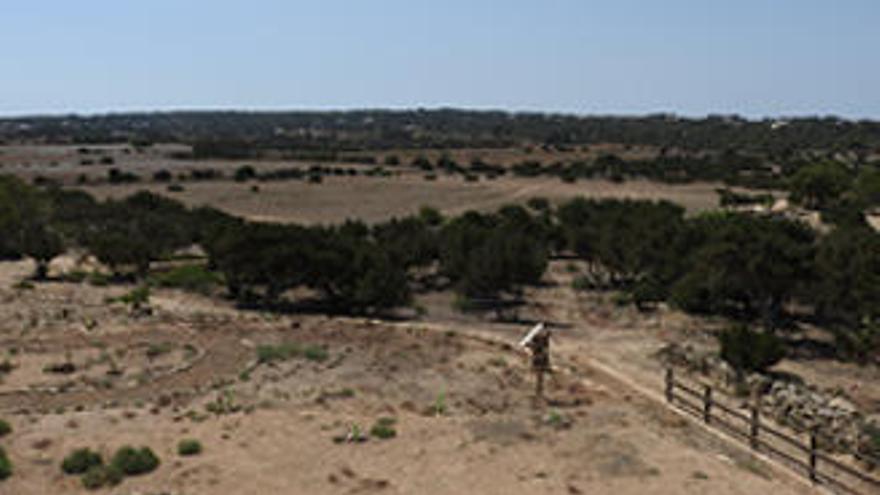 Vista de la finca pública de Can Marroig en Formentera.