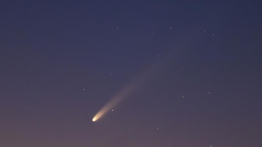 El eldense Jordi Coy capta el Tsuchinshan–ATLAS al paso del cometa por Tabarca
