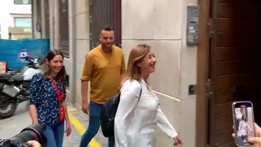 Elecciones en Baleares 2023 | Francina Armengol llega a la sede del PSIB/PSOE