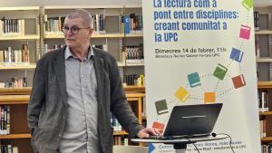 Mihael kovac en la Biblioteca Gabriel Ferraté