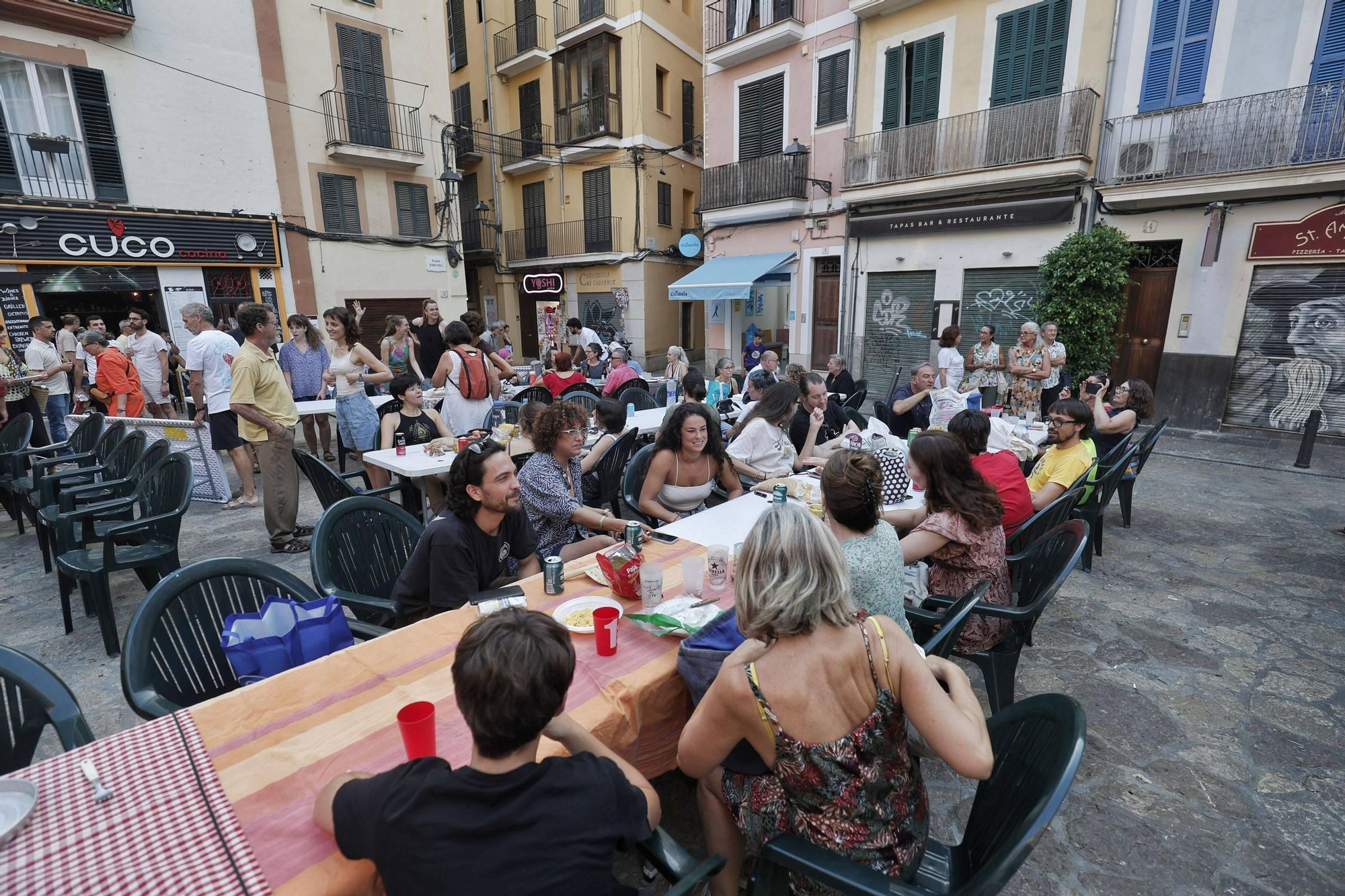 Truc en las plaza d'en Coll de Palma