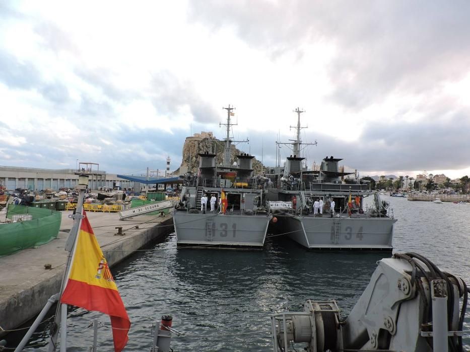 Jornada de puertas abiertas en Águilas con la Armada