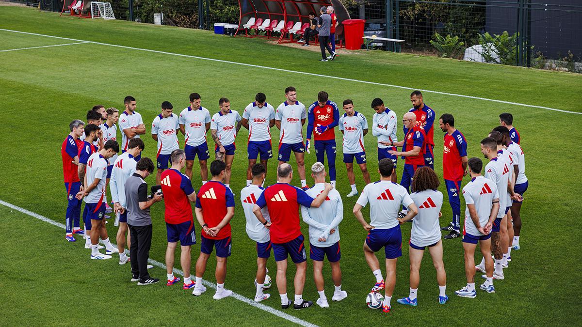 La Selección Española continúa entrenando en Belgrado