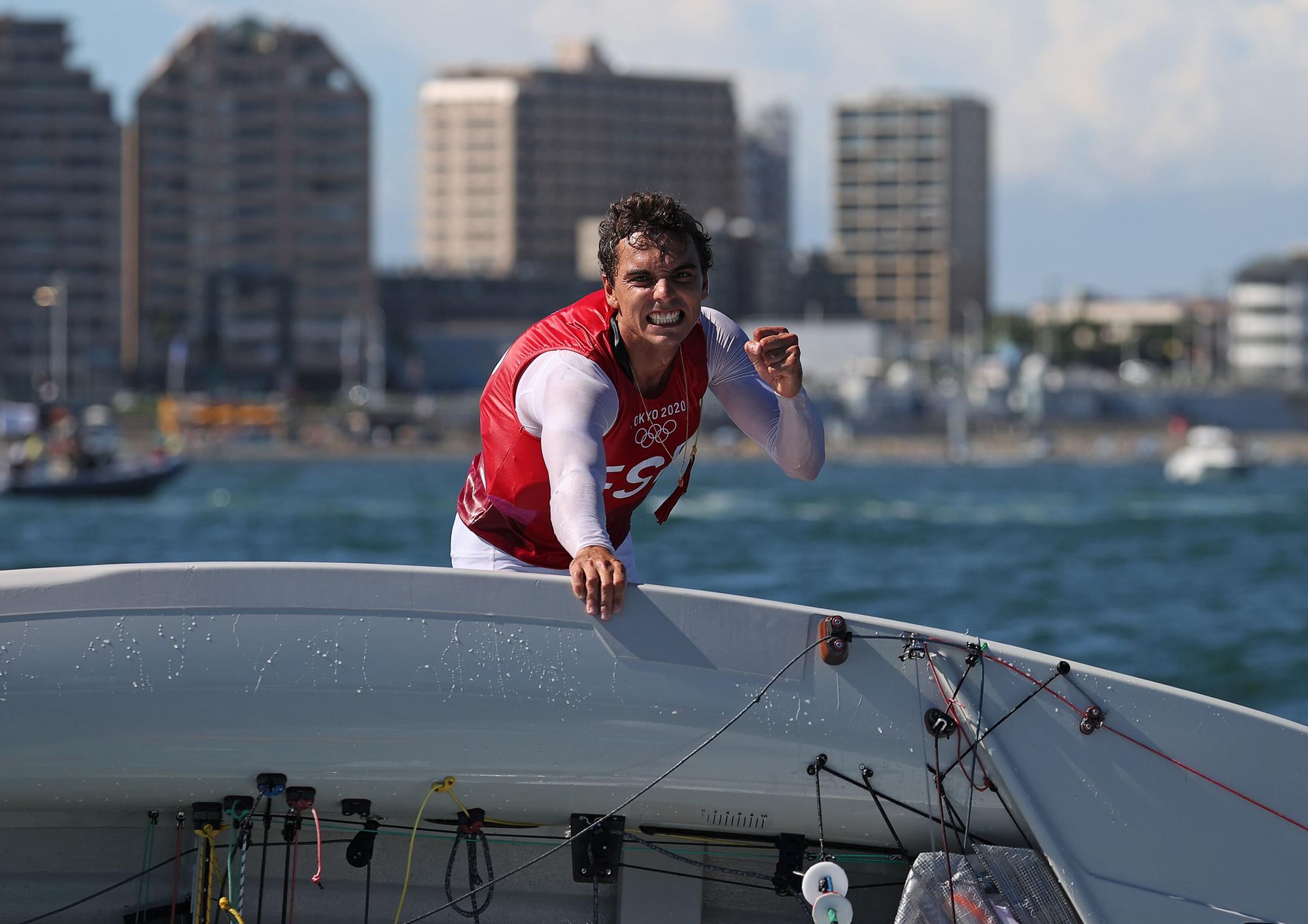 Nico Rodríguez y Jordi Xammar ganan el bronce en el 470 de vela en Tokyo 2020