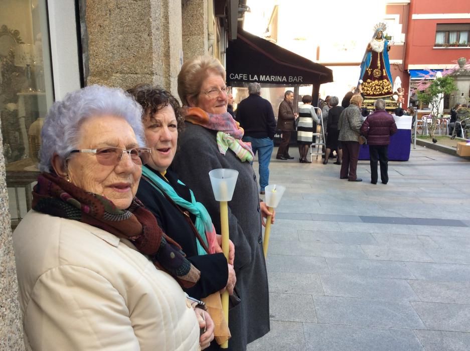 La Virgen de Los Dolores ya está en la excolegiata